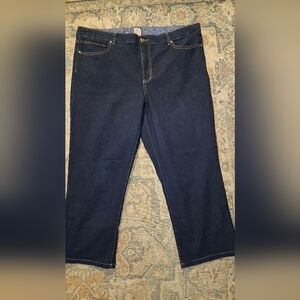 Faded Glory Women's Relaxed Fit Dark Blue Jeans